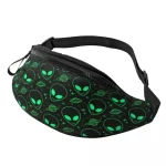 Alien Orbit Adventure Fanny Pack - Black and Neon Green