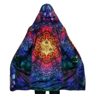 Astral Starlight Mystical Meridian EDM Festival Cloak