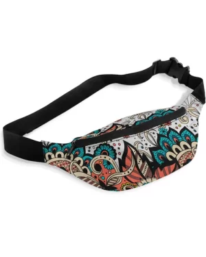 Bohemian Rhapsody Artistic Mandala Fanny Pack