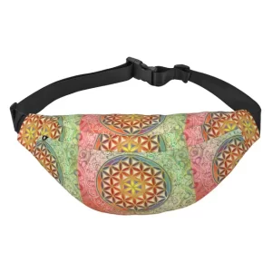 Colorful Bohemian Tapestry Mandala Fanny Pack