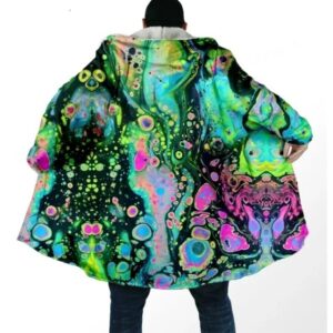 Cosmic Dreamer Luminous Psychedelic Cloak