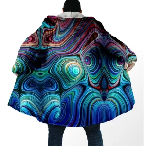 Cosmic Swirl Illusion Trippy Art Cloak