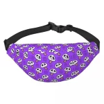 Cute Magic Mushroom Purple Skull Fanny Pack