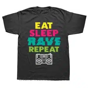 Eat Sleep RAVE Repeat Neon Festival T-Shirt