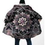 Eclipse Mandala Guardian Monochrome Patterns Cloak