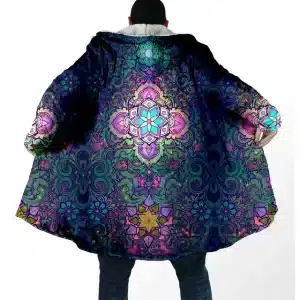 Elaborate Mandala Art EDM Trippy Cloak