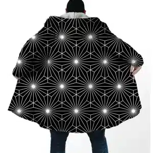 Elegant Celestial Geometric Constellation EDM Cloak