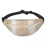 Elegant Earthy Beige Serenity Mandala Fanny Pack