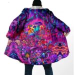 Forest Dream Psychedelic Mushrooms Artwork Cloak