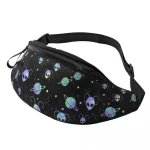 Galactic Journey Multi-Color Alien Fanny Pack