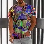 Hypnotic Psychedelic Magic Mushrooms T-Shirt