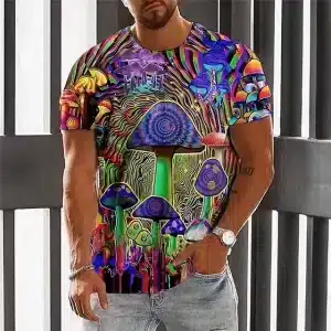 Hypnotic Psychedelic Magic Mushrooms T-Shirt