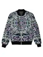 Intricate Sacred Geometry Mandala Bomber Jacket