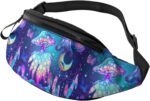 Luminous Mushroom Psychedelic Art Fanny Pack