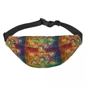 Metatron's Cube Esoteric Cosmic Energy Fanny Pack