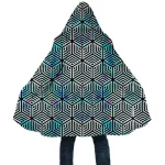 Monochrome Matrix Sleek Urban Geometric Cloak