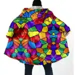 Multi-Colored Geometrical Patterns Kaleidoscope Cloak