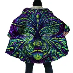 Mystic Peacock DMT Trip Psychedelic Cloak