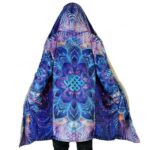 Mystical Blue Lotus Celestial Serenity Trippy Cloak