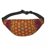 Mystical Sunset Radiance Mandala Fanny Pack