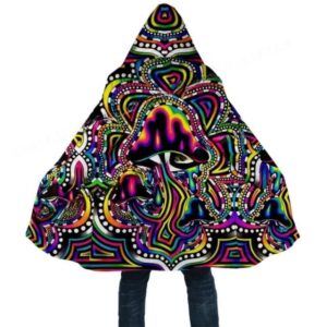 Neon Magic Mushroom Psilocybin Trip Cloak