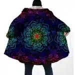 Neon Mandala Luminescence Trippy Cloak