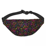 Neon Nights Psychedelic Mushroom Fanny Pack