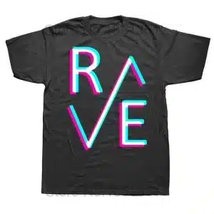 Neon RAVE Bold EDM Festival Partywear T-Shirt