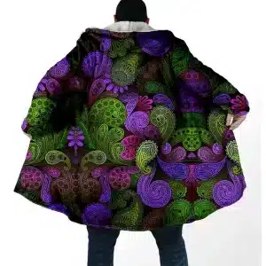 Paisley Patterns Psychedelic Rave Cloak