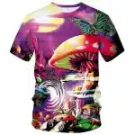 Psychedelic Gnome & Magic Mushrooms T-Shirt