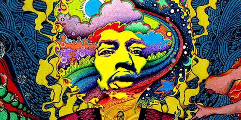 Psychedelic Jimi Hendrix