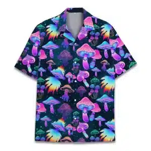 Psychedelic & Trippy Men's Button Up Hawaiian Shirts