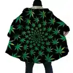 Psychedelic Spiral Cannabis Marijuana Cloak