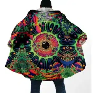 Psychedelic Weed Garden Trippy Cloak