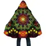 Radiant Floral Energy Fireflower Hippie Cloak