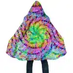 Tie-Dye Vortex Psychedelic Splash Explosion Cloak