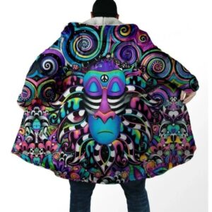 Tribal Spirit Vision Colorful Rave Psychedelic Cloak