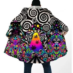 Trippy Twilight Psychedelic Mushroom Cloak