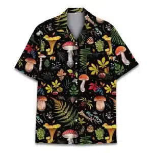 Woodland Wonders Men's Button-Up Hawaiian Shirt