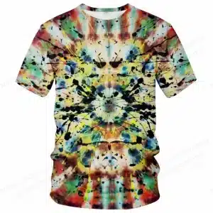 Abstract Splatter Art Psychedelic Festival T-Shirt