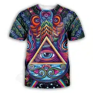 All-Seeing Eye Sacred Geometry Psychedelic T-Shirt