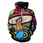 Cool Psychedelic Shroom Colorful Hoodie