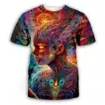 DMT Entities Goddess Psychedelic Art T-Shirt