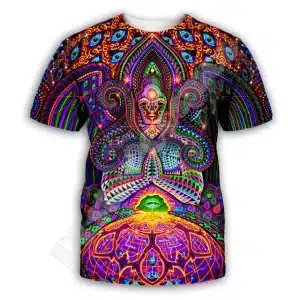 DMT Psychedelic Buddha Sacred Geometry T-Shirt