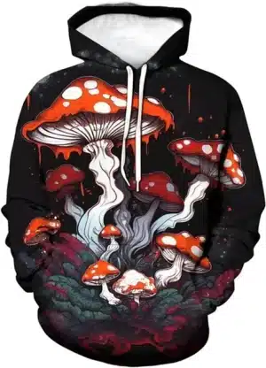 Fly Agaric Hallucinogenic Mushroom Men's Hoodie