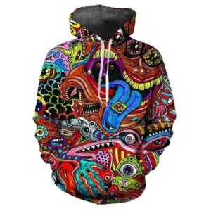 LSD Acid Sheet Trippy Art Streetwear Hoodie