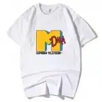 MDMA Euphoria Television Logo Fashion T-Shirt White