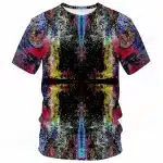 Psychedelic Abstract Art Galaxy Colorful T-Shirt