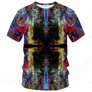 Psychedelic Abstract Art Galaxy Colorful T-Shirt