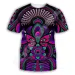 Psychedelic Butterfly Eyes Mandala T-Shirt